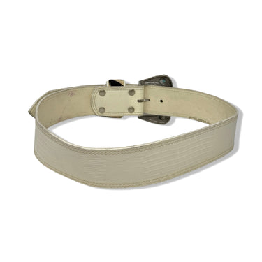 Vintage R.J. Graziano Textured Stone Buckle Belt