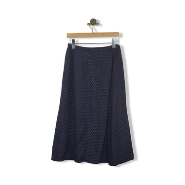 Hobbs Polka Dot Midi Skirt