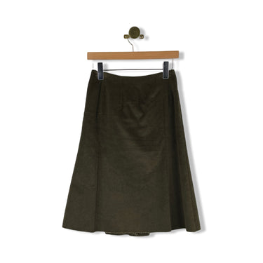 Vintage Tess Giberson Corduroy Wrap Skirt