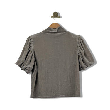 Area Stars Velvet Mock Neck Top