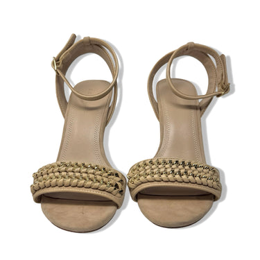 Sandro Nina Chain-Strap Heeled Sandals