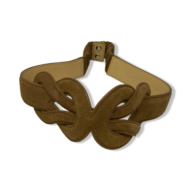Draper James Suede Snap Button Loop Belt