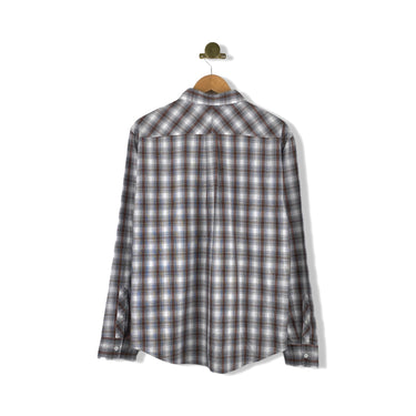 Billy Reid Shadow Plaid Pickwick Shirt