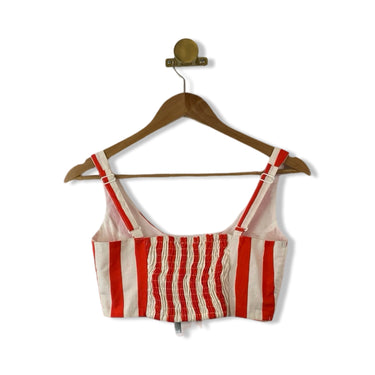 Compania Fantastica Striped Crop Top