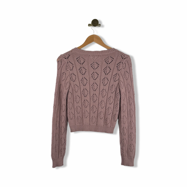 Heartloom Self Tie Button Down Cardigan