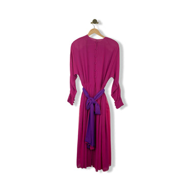 Vintage Adele Simpson Belted Maxi Dress