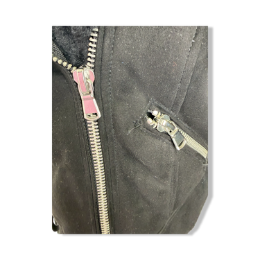 Zara Trafaluc Faux Suede Moto Jacket