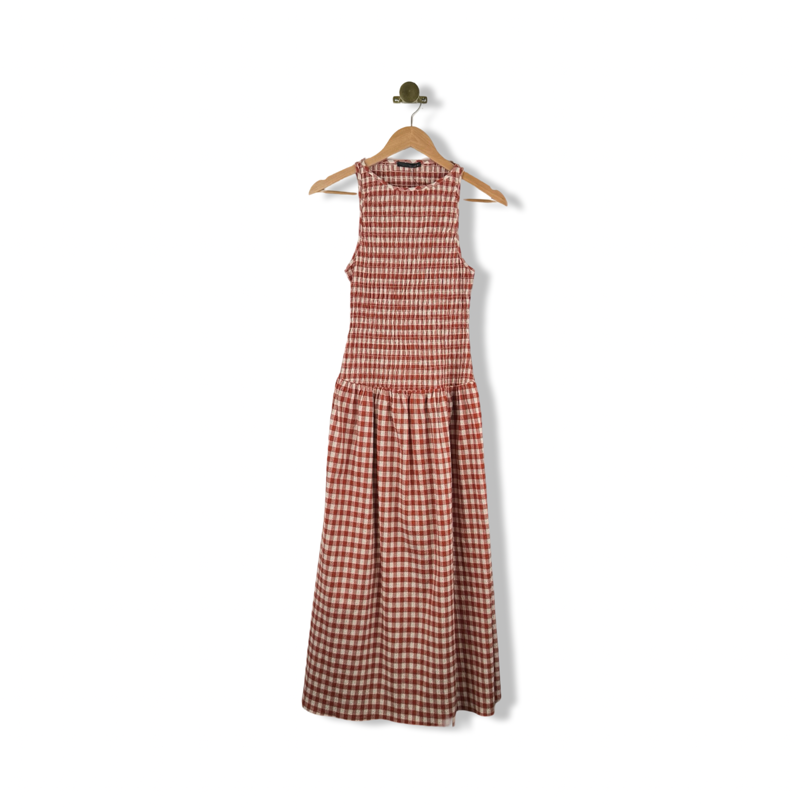 red gingham dress zara A Mini Dress Black And White
