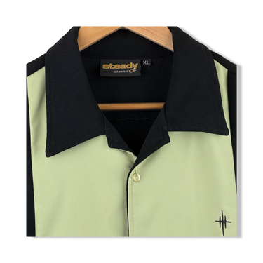 Vintage Steady Classics Colorblock Short Sleeve Button Down