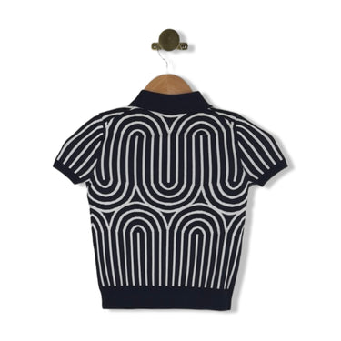Reiss Youth Maycross Short Sleeve Half Zip