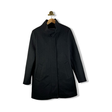 Cole Haan Funnel Neck Overcoat