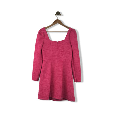 Shoshanna Square Neck Long Sleeve Dress