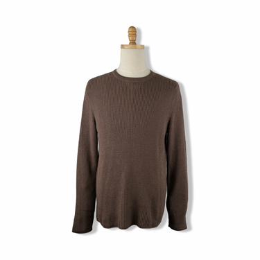 Billy Reid Mini Waffle Crew Sweater