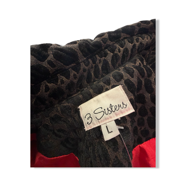 Vintage 3 Sisters Single Button Textured Coat