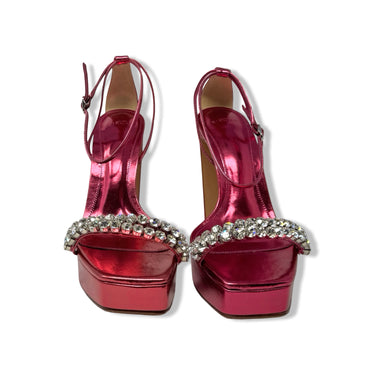 Alexandre Birman Rhinestone Platform Heels