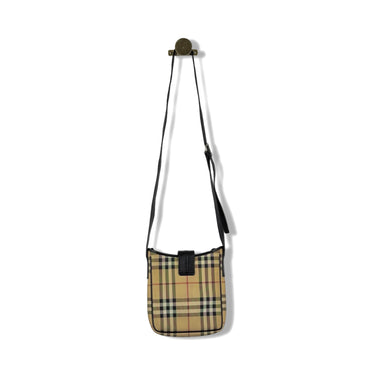 Burberry Tartan Leather Crossbody Bag