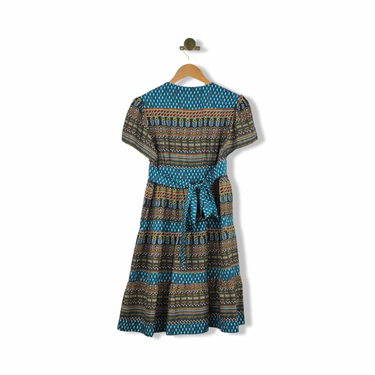 What Goes Around Comes Around Silk Printed Dress