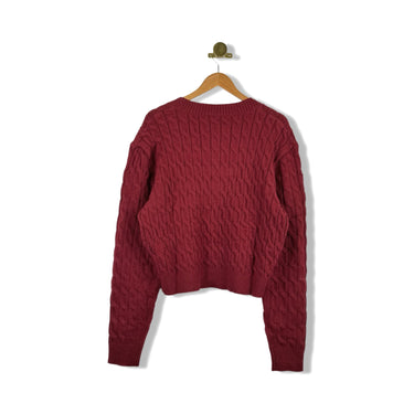 Area Stars Cable-Knit Button Cardigan