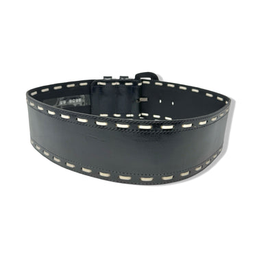 Vintage R.J. Graziano Contrast Stitch Wide Belt