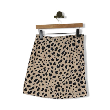 Aqua Printed Mini Skirt