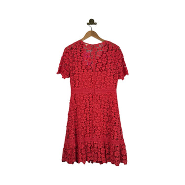 Shoshanna Short Sleeve Lace Dress