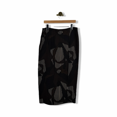 Massimo Dutti Faux Wrap Skirt