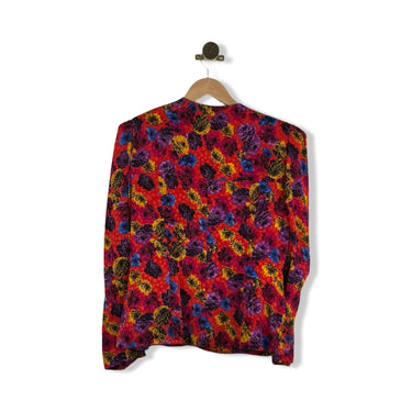 Vintage Floral Blazer Skirt Set
