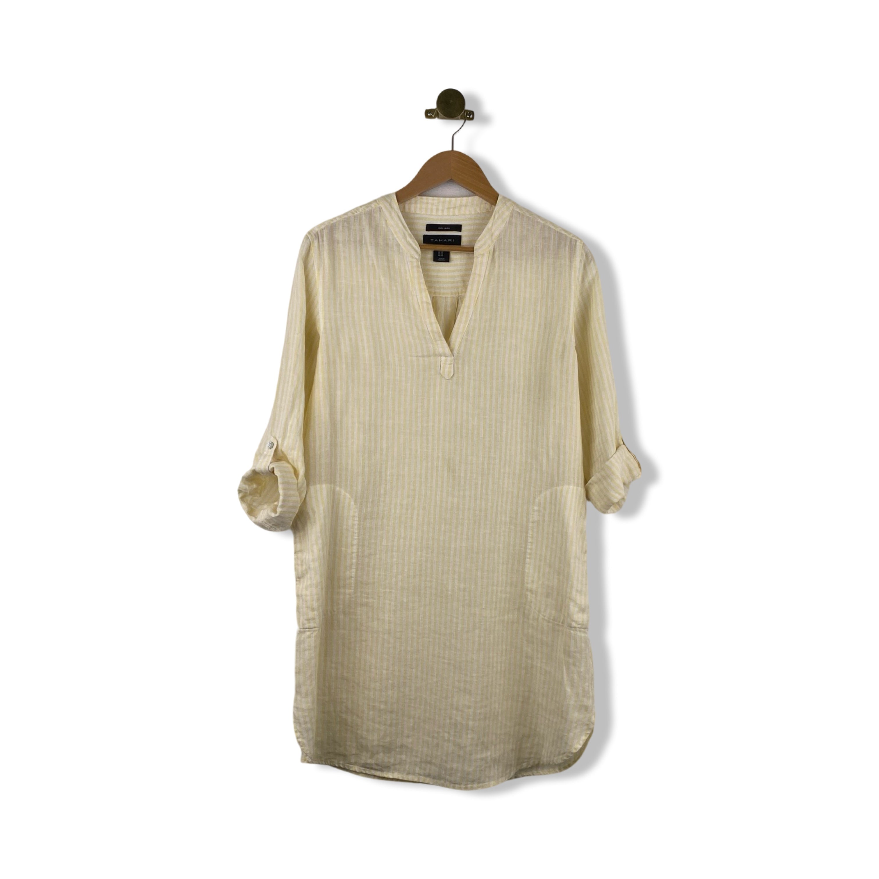 Tahari Linen Tunic Dress – RefindNYC by Housing Works