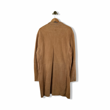 Vintage Perry Ellis Suede Long Coat