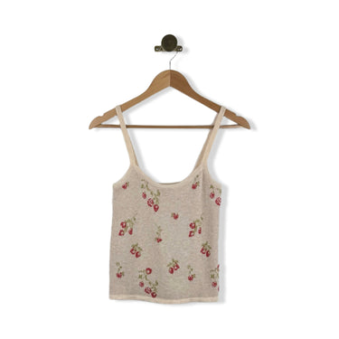 Heartloom Knit Floral Tank Top