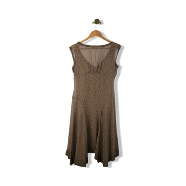 Max Studio Sheer Patterned Dress
