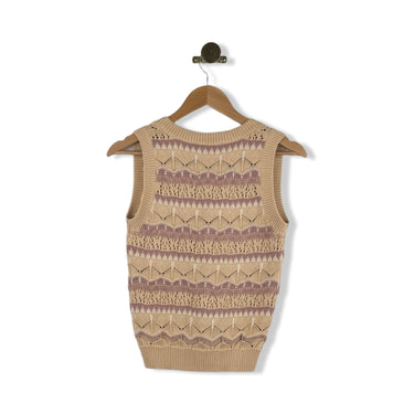 Heartloom Patterned Sweater Vest