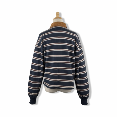 BLANKNYC Stripe Shirt Sweatshirt