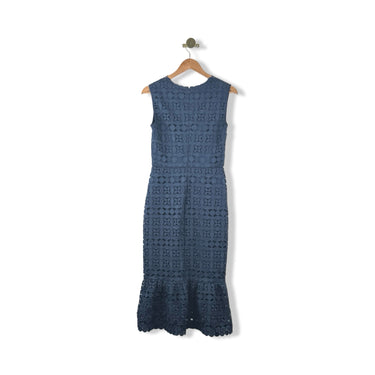 Shoshanna Lace Plunge Neck Dress