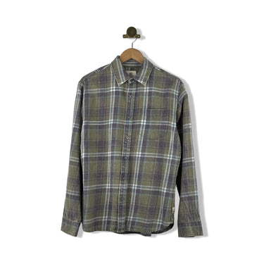 Surfside Supply Long Sleeve Washed Twill Plaid Shirt