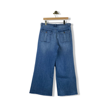 Johnny Was Braided Wide Leg Jeans