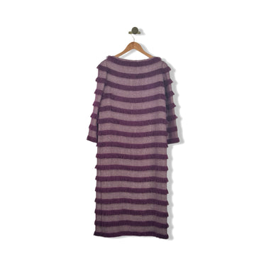 Vintage Long Sleeve Fringed Dress