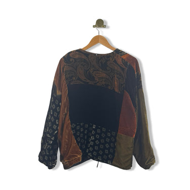 Vintage Patterned Velvet Jacket