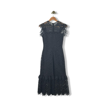 Shoshanna Lace Eyelet Maxi Dress