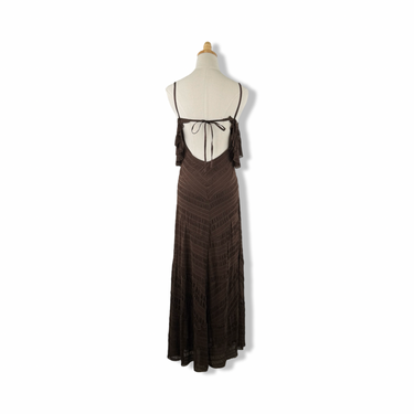 Zara Flutter Sleeve Maxi Dress