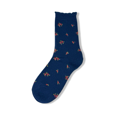 Winter Floral Sock