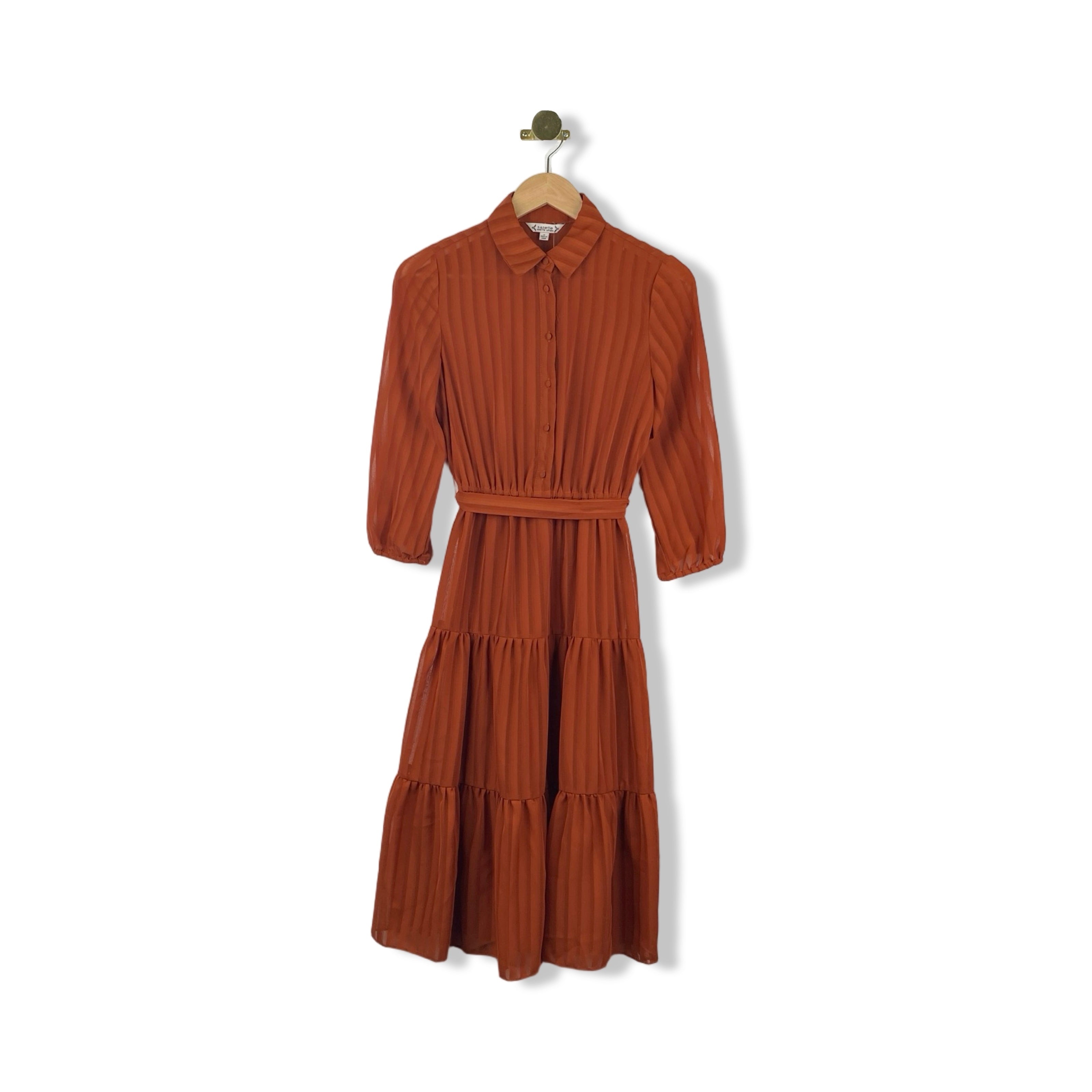 nanette lepore dress Nanette Lepore Belted Maxi Dress – RefindNYC by Housing Works