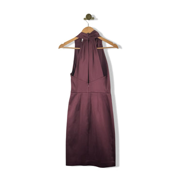 Reiss Gathered Halter Neck Mini Dress
