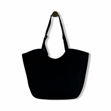 Faux Suede Tote Bag
