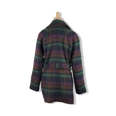 King Louie Plaid Wrap Coat