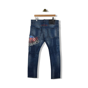 Philipp Plein "Illegal Fight Club" Straight Jean