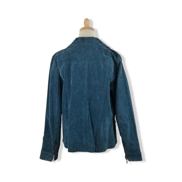 Dennis By Dennis Basso Suede Moto Jacket