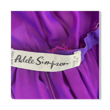 Vintage Adele Simpson Belted Maxi Dress