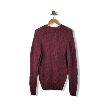Brooks Brothers Shetland Cable Crewneck Sweater