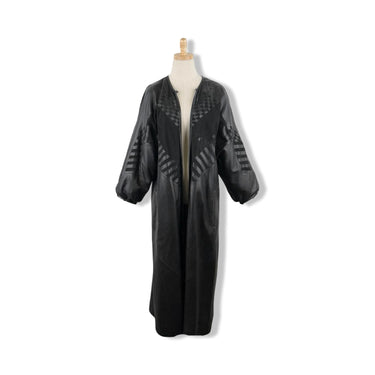 Vintage Safuron Fur Trim Leather 2-in-1 Coat
